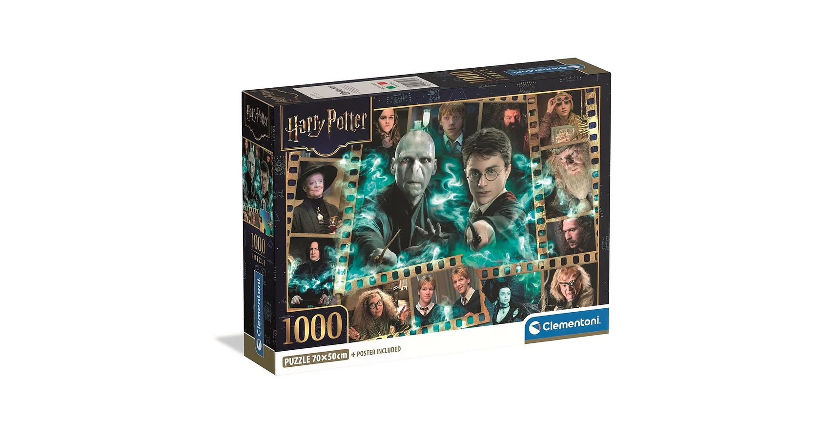 Clementoni Puzzle Harry Potter 1000 Pièces – 70 X 50 Cm – Made In Italy – Qualité Et Écologie