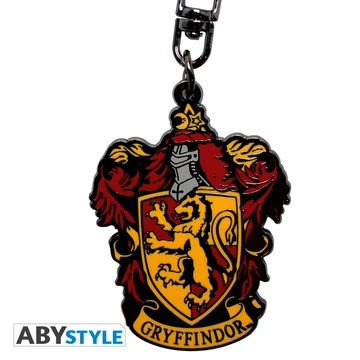 Harry Potter – Griffendél címeres fém kulcstartó