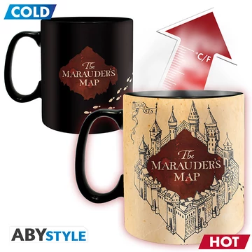 Harry Potter – Tekergők térképe hőre változó bögre (460 ml)