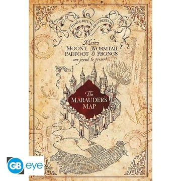 Harry Potter Tekergők térképe poszter (91.5x61 cm)