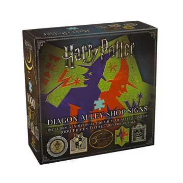 Harry Potter – Abszol úti bolttáblák puzzle szett (5 x 200 db)