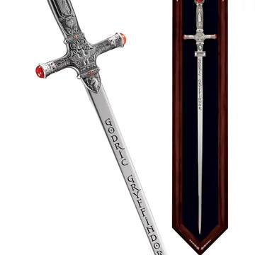Harry Potter - Griffendél Godrik kard replika falitartóval (86 cm)