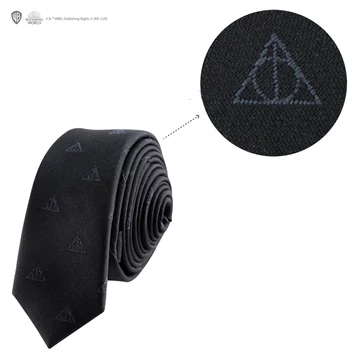Halál ereklyéi Nyakkendő Deluxe Ajándékszett – Harry Potter Elegancia Sötét Stílusban