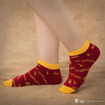 Griffendél Bokazokni 3 Pár/Szett - Harry Potter Kollekció