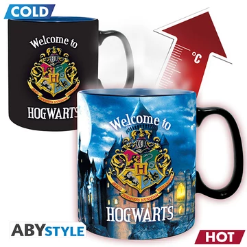 Harry Potter – Hőre változó bögre „Welcome to Hogwarts” (460 ml)