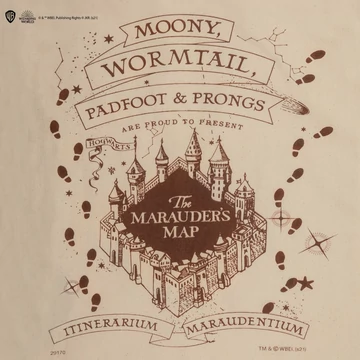 Tekergők Térképe Bevásárlótáska – Hivatalos Harry Potter Termék