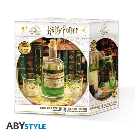 Harry Potter – Százfűlé-főzet üveg és pohár készlet