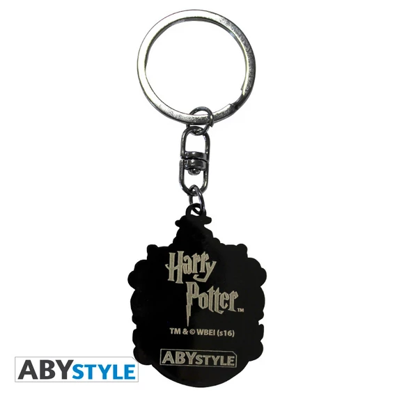 Harry Potter – Hugrabug címeres fém kulcstartó