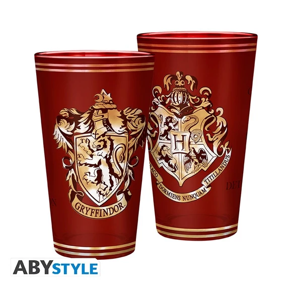 Harry Potter – Griffendél nagyméretű prémium pohár (400ml)