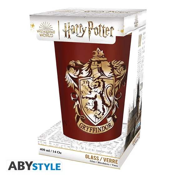 Harry Potter – Griffendél nagyméretű prémium pohár (400ml)