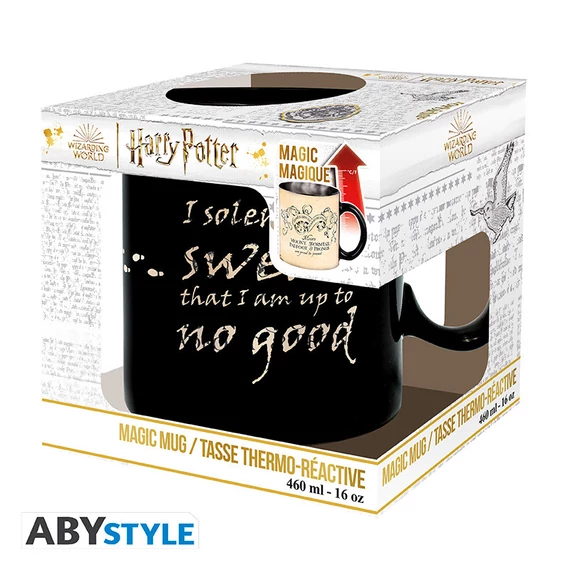 Harry Potter – Tekergők térképe hőre változó bögre (460 ml)