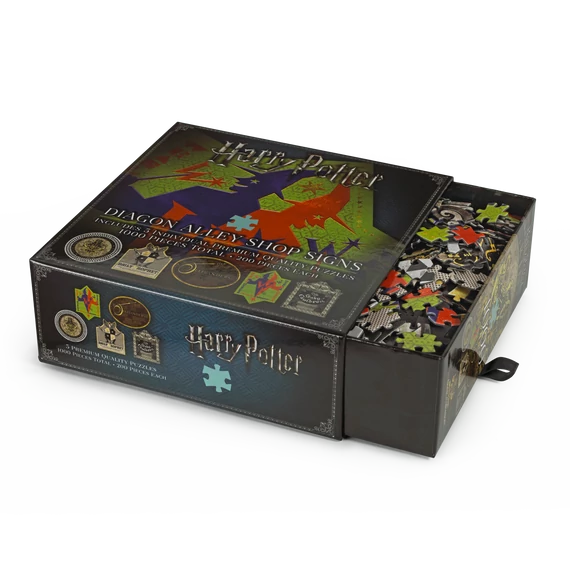 Harry Potter – Abszol úti bolttáblák puzzle szett (5 x 200 db)