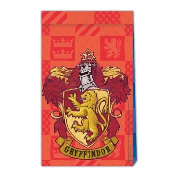Harry Potter Hogwarts Houses papírzacskó 4 db-os