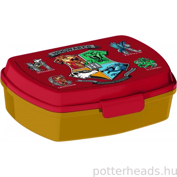 Harry Potter School Shields funny műanyag szendvicsdoboz