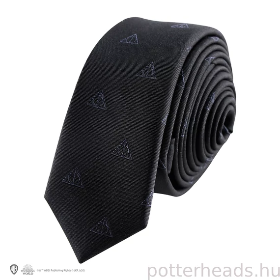 Halál ereklyéi Nyakkendő Deluxe Ajándékszett – Harry Potter Elegancia Sötét Stílusban