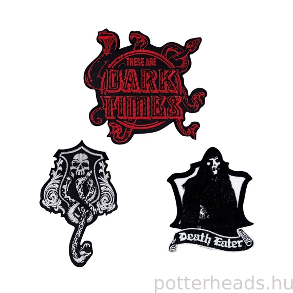 Harry Potter – Dark Arts Deluxe felvarrók (3 darabos készlet)