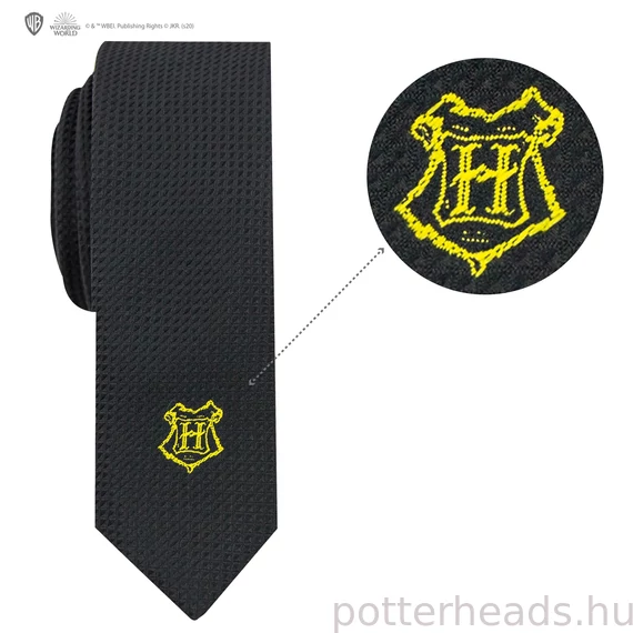Harry Potter Deluxe Hogwarts (Roxfort) nyakkendő és kitűző – ajándékdobozos szett