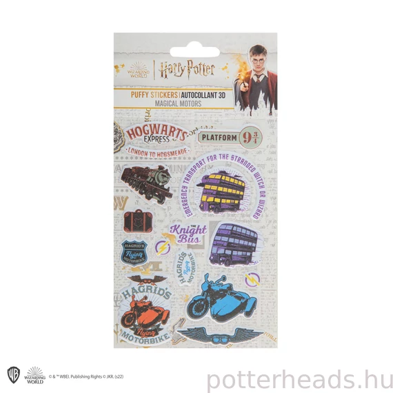 Harry Potter 3D habmatricák - Varázslatos járművek