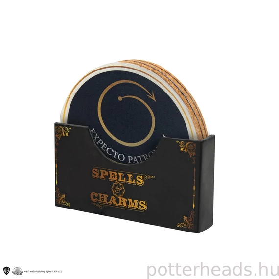 Harry Potter - Varázsigék és bűbájok 4 db-os poháralátét szett