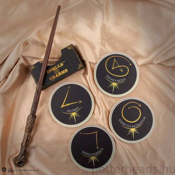 Harry Potter - Varázsigék és bűbájok 4 db-os poháralátét szett
