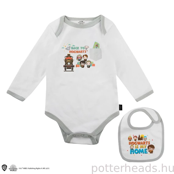 Harry Potter – Hogwarts baba body és előke szett 12/18 hó
