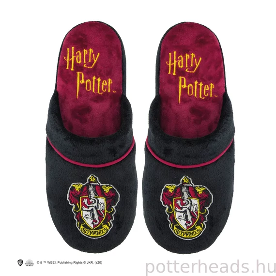 Griffendél Papucs / Harry Potter Plüssös Otthoni Mamusz S/M