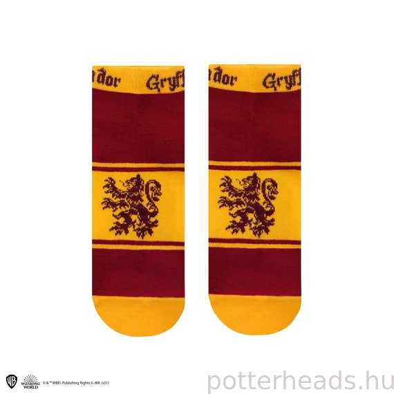 Griffendél Bokazokni 3 Pár/Szett - Harry Potter Kollekció