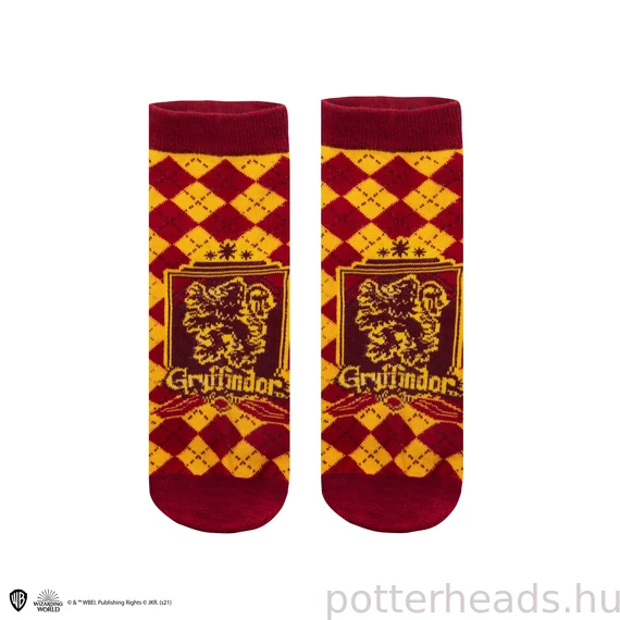 Griffendél Bokazokni 3 Pár/Szett - Harry Potter Kollekció