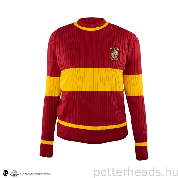 Griffendél Kviddics Pulóver – Hivatalos Harry Potter Kollekció