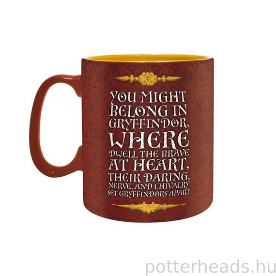Harry Potter – Griffendél ház bögre (460 ml)