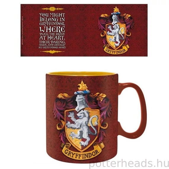 Harry Potter – Griffendél ház bögre (460 ml)
