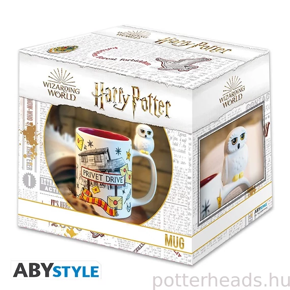 Harry Potter – Hedvig & Privet Drive 3D bögre (460 ml)