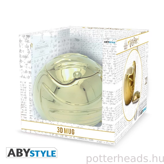 Harry Potter - Aranycikesz 3D bögre tetővel (450 ml)