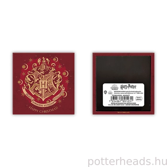 Harry Potter – Roxfort karácsonyi mágnes