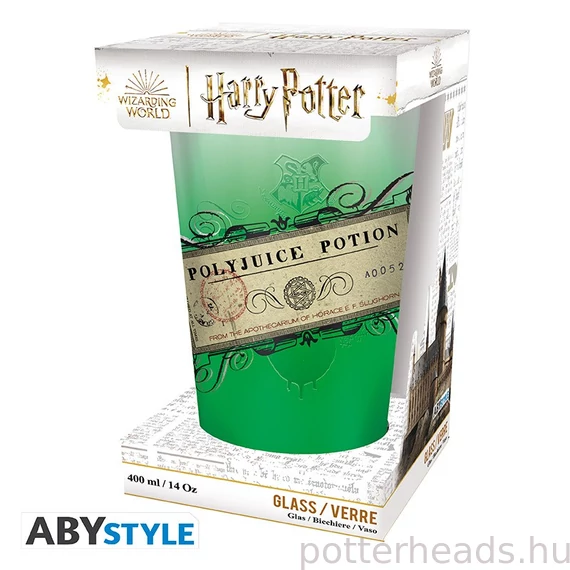 Harry Potter – Százfűlé-főzet prémium pohár (400 ml)