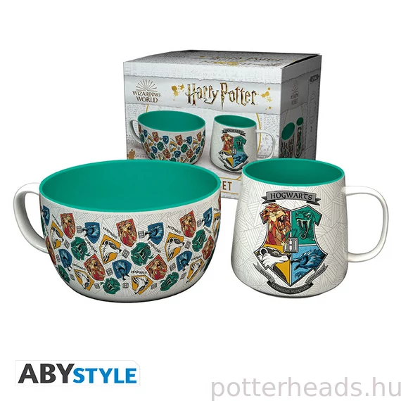 Harry Potter Reggeliző szett bögrével és müzlis tálkával