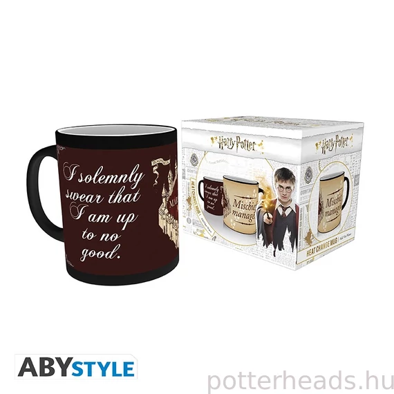 Harry Potter – Tekergők térképe hőre változó bögre (320 ml)