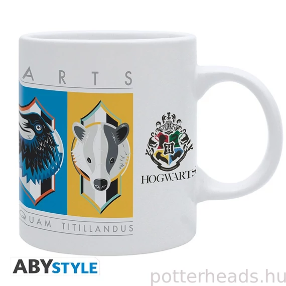 Harry Potter – Roxfort házak címerei bögre (320 ml)