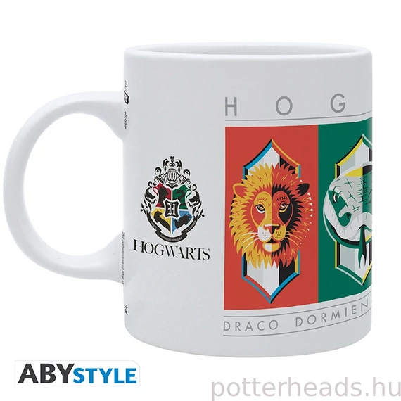 Harry Potter – Roxfort házak címerei bögre (320 ml)