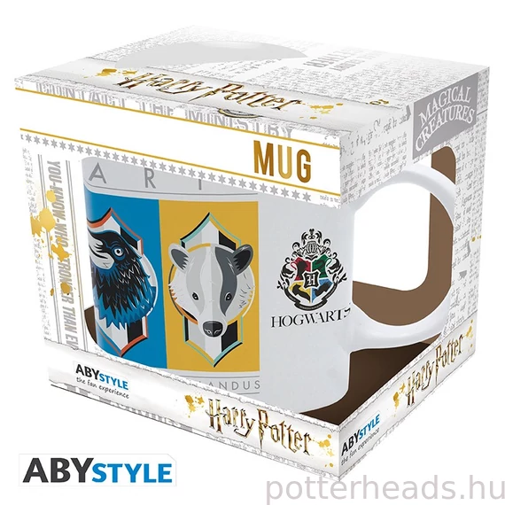 Harry Potter – Roxfort házak címerei bögre (320 ml)