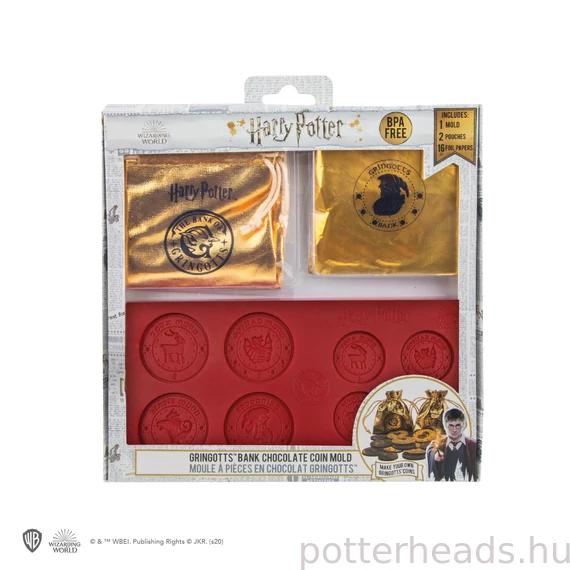 Gringotts Bank csokipénz öntőforma