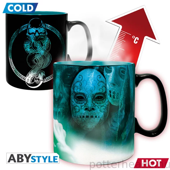 Harry Potter – Voldemort és a Halálfalók hőre változó bögre (460 ml)
