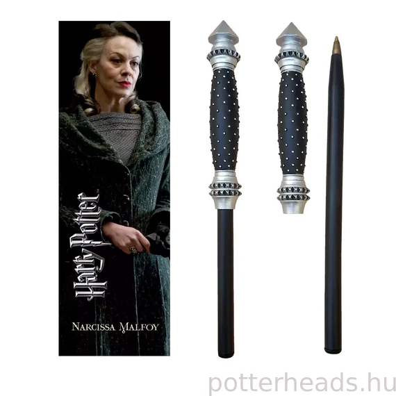 Harry Potter – Narcissa Malfoy varázspálcás toll és könyvjelző szett