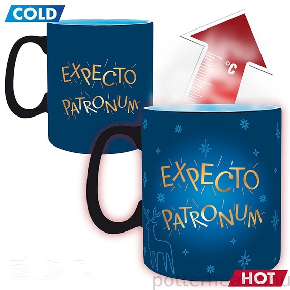 Harry Potter – Expecto Patronum hőre változó bögre (460 ml)