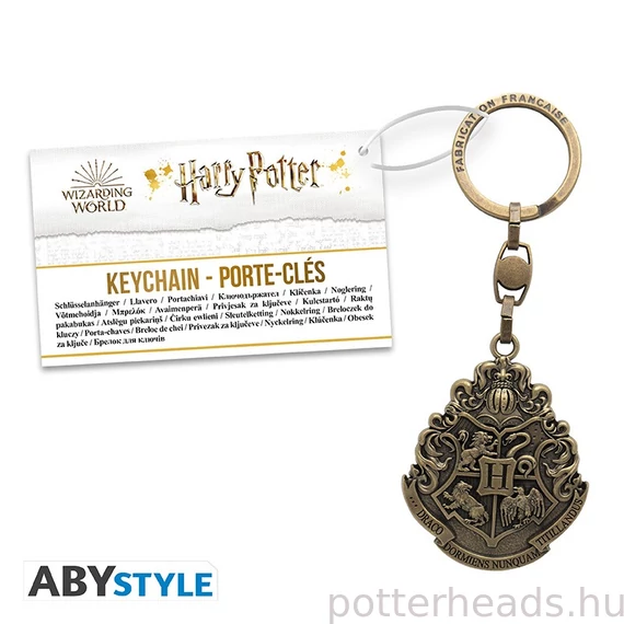 Harry Potter – Roxfort címeres 3D kulcstartó