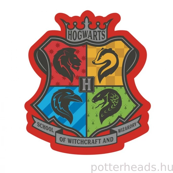 Harry Potter School formapárna, díszpárna 33x31 cm