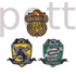 Harry Potter – Quidditch Hogwarts felvarrók (3 darabos készlet)