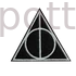 Harry Potter Házcímeres és Halál Ereklyéi Vasalt/Felvarrható 6 darabos Kitűző Szett